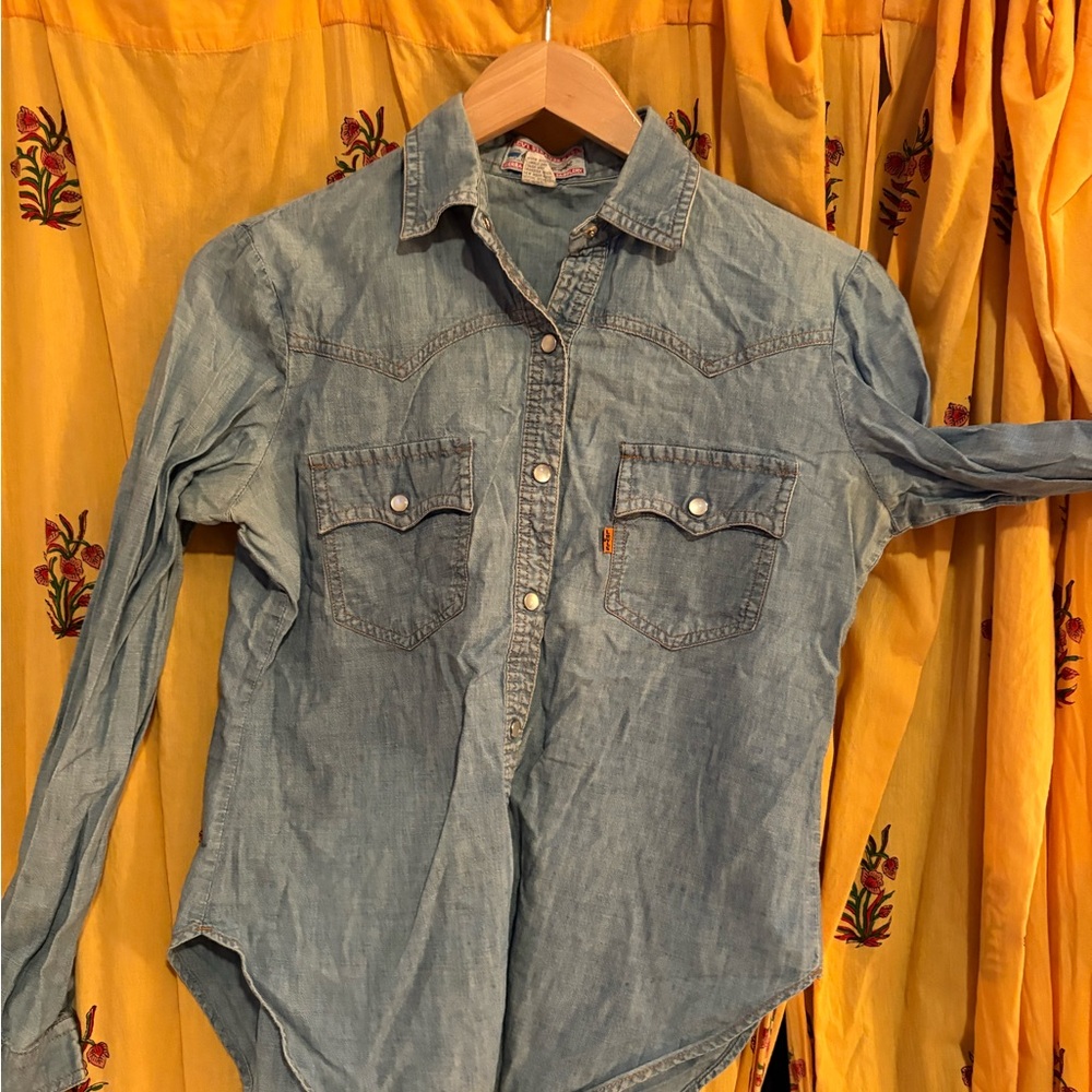 Levi's Vintage Light Blue Denim Shirt